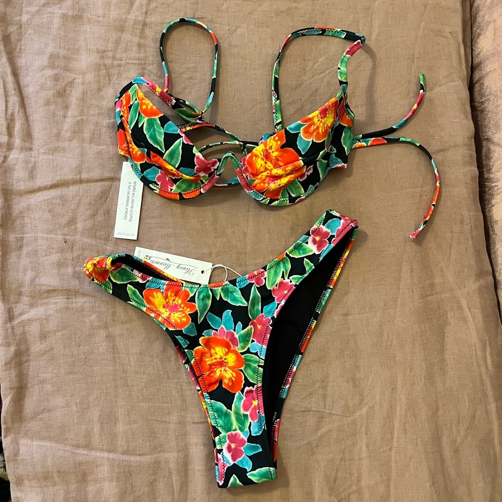 Heavy Manners Tropical Floral Bikini